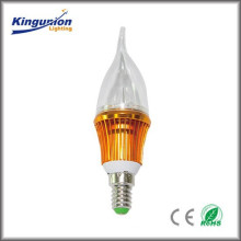 Kingunion Lighting 3 Warranty LED Candle Light E27/E26 CE/ROHS APPROVED